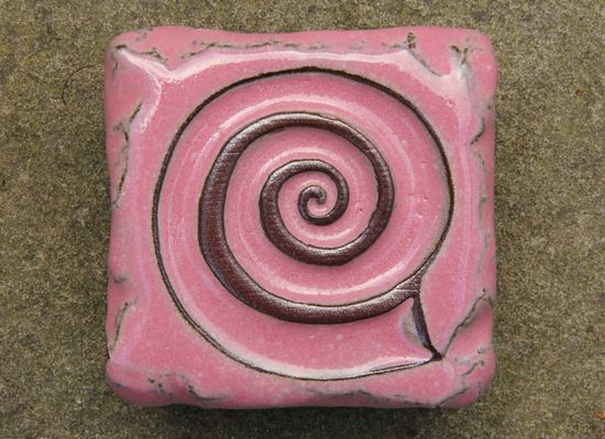 Spirale himbeer